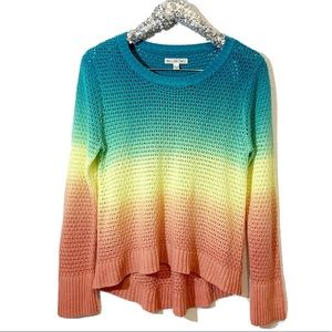 BILLABONG Rainbow Cable Knit Long Sleeve Sweater M